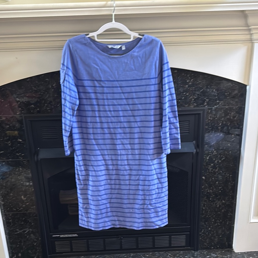 Vineyard Vines Blue Striped Dress